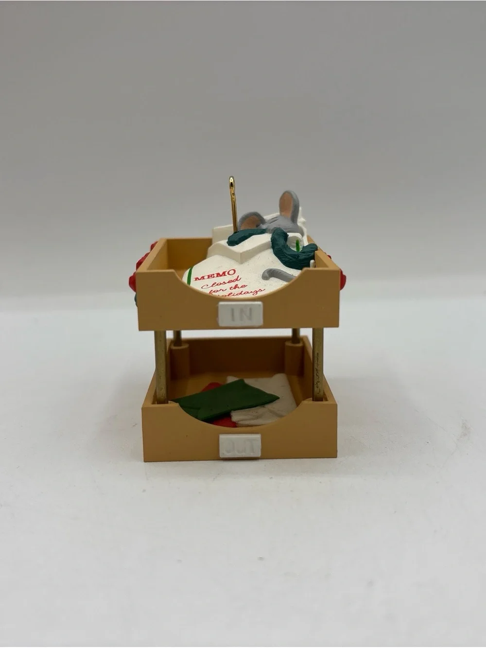 Hallmark Keepsake Ornament Dated 1995 Vintage Important Memo Handcrafted